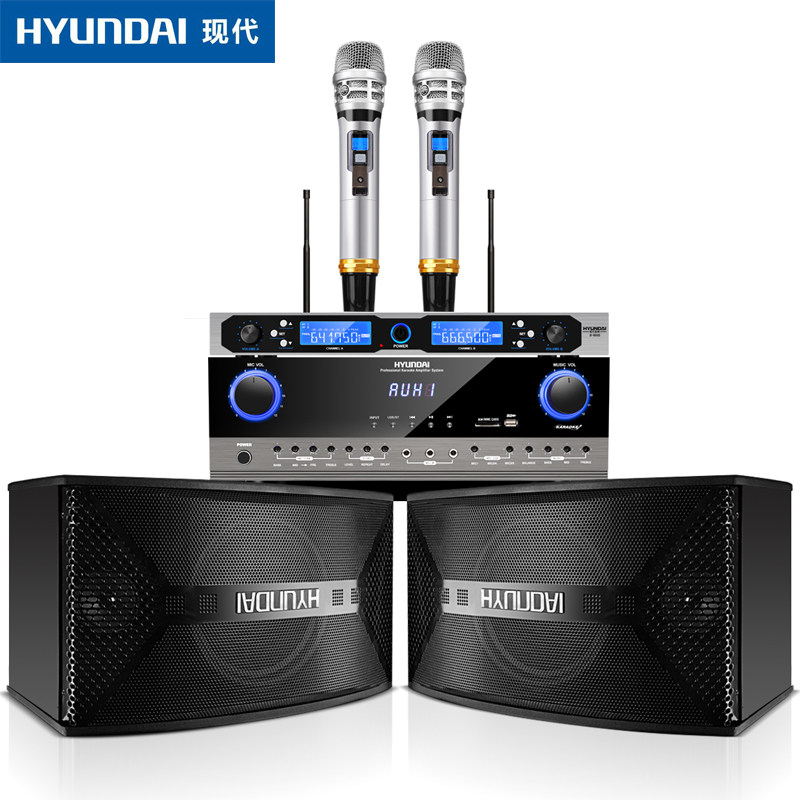 hyundai /现代家庭ktv套装全套歌 hyundai现代禧喜KTV/卡拉OK音箱
