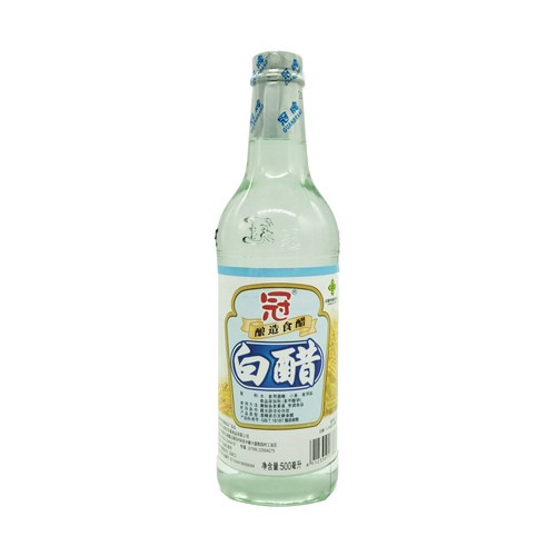 冠牌白醋500ml*3家用商用腌制炒菜泡脚泡豆泡菜高浓度3.5多用包邮 - 图3