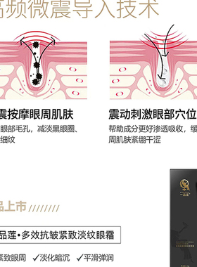 深圳一品莲时光眼霜祛皱抗淡纹