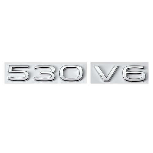 21-26款途昂V6中网揽境380TSI 530V6标排量装饰贴四驱尾标改装标 - 图3