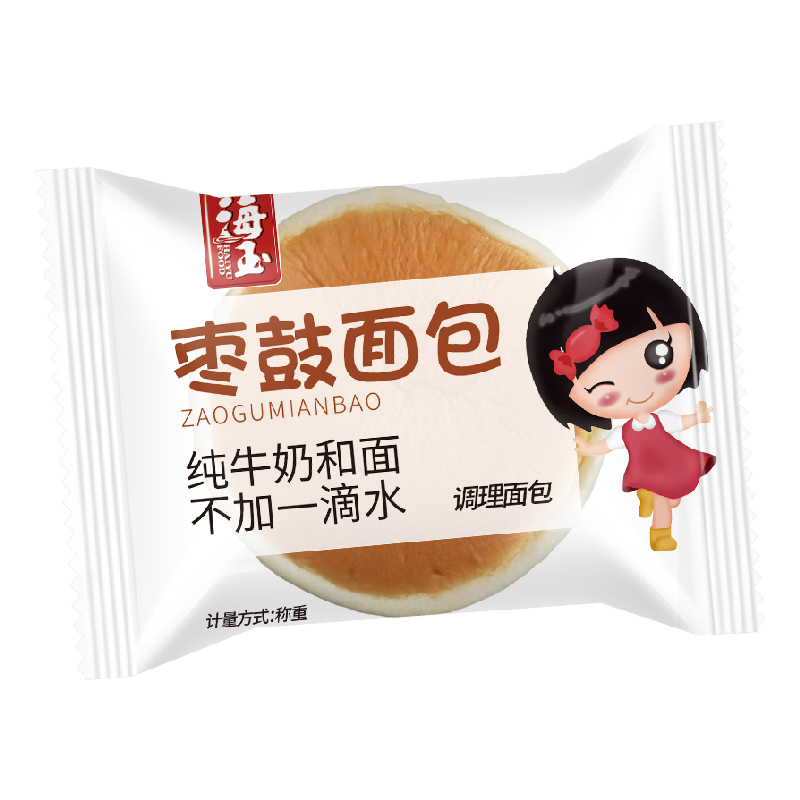 海玉夹心面包豆鼓枣鼓面包整箱1kg营养早代餐休闲食品零食糕点心