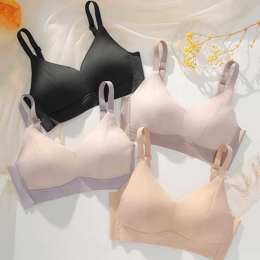 新款直销逸兰儿3181超柔软乳胶杯内衣光面简单无钢圈文胸无痕薄款,淘宝优惠券,粉丝福利购,淘宝优惠卷