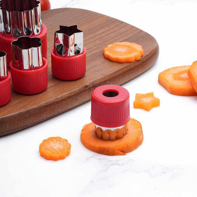 新款直销不锈钢压花切蝴蝶面模具印花6件套模花器橡皮泥印花套装,淘宝优惠券,粉丝福利购,淘宝优惠卷