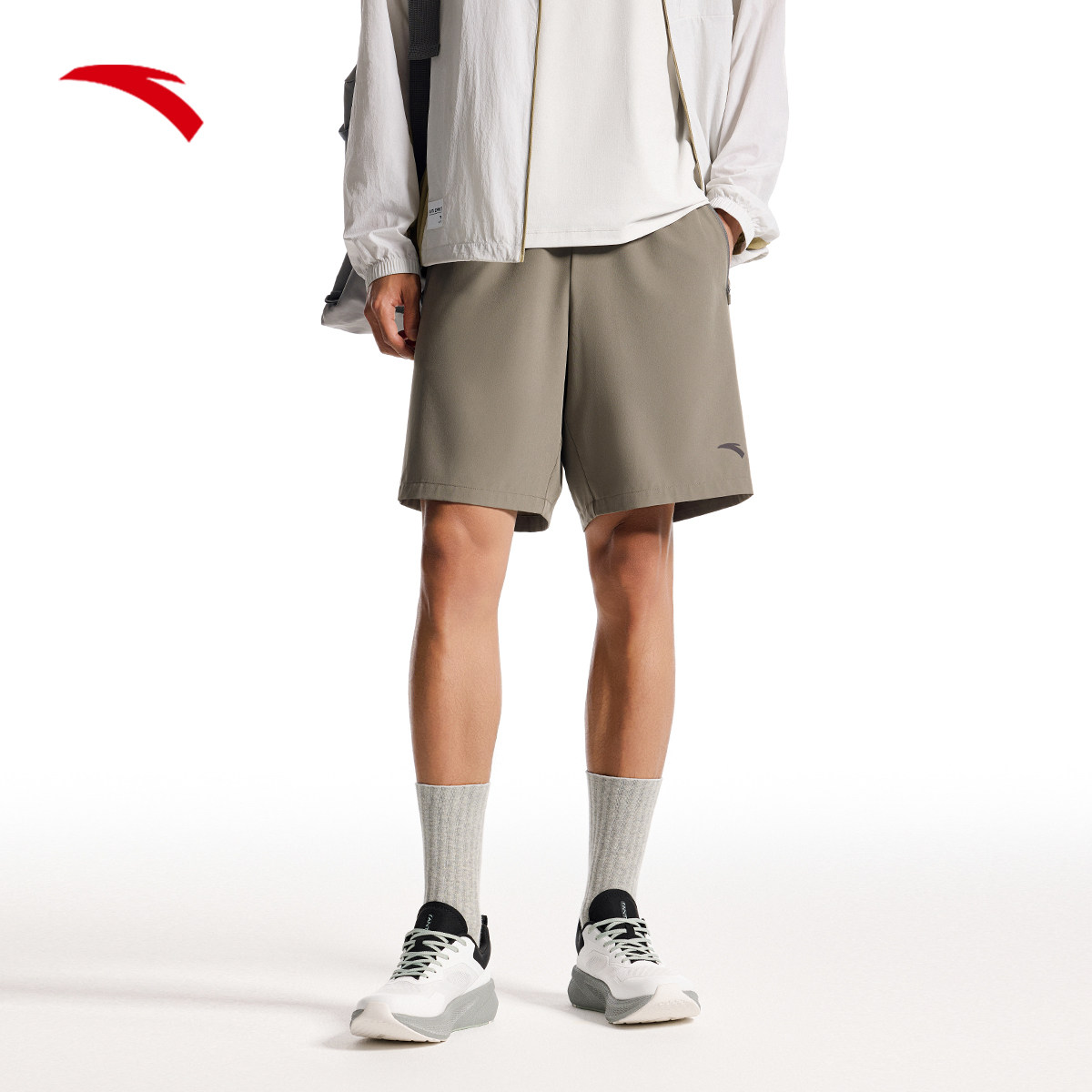 安踏速干短裤短袖T恤男士秋季透气五分裤健身训练服运动跑步裤子,淘宝优惠券,粉丝福利购,淘宝优惠卷