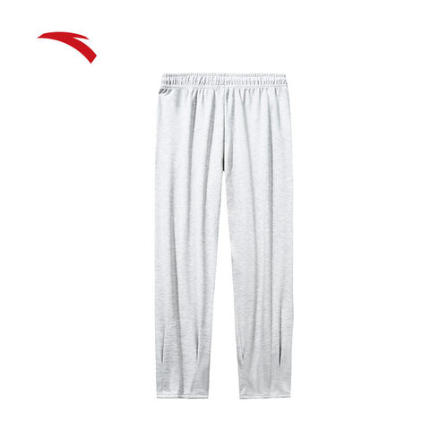 安踏SHOCK4 | 篮球运动裤男秋冬季宽松直筒抽绳长裤子152431344 - 图0