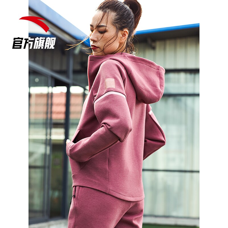 安踏2020新款女关晓彤同款aeh卫衣 antaoutlets店运动卫衣/套头衫