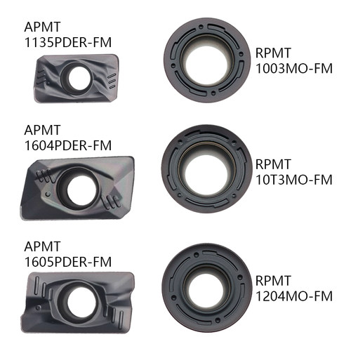 株洲哈德斯通数控铣刀片方型APMT1604PDER-FM HS5130黑色通用加工 - 图2