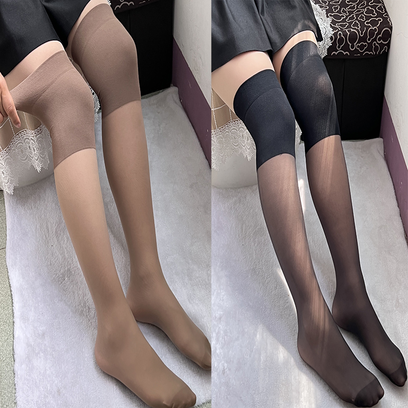 夏季长筒丝袜盖老寒腿防寒高筒护膝 卓缕长筒袜