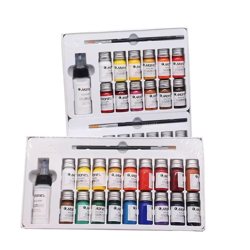 3D打印机模型上色专用颜料 PLA ABS后期处理DIY上色套件工具18色 - 图1