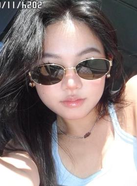 金属边框凹造型DMMM太阳镜