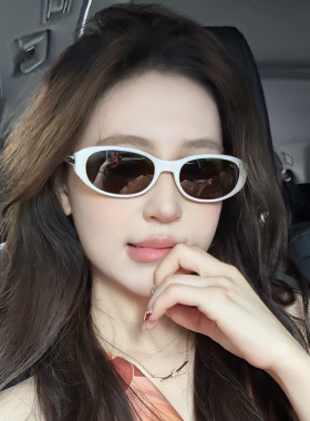 热巴同款白月光墨镜女高级感方圆脸显脸小防紫外线热气球太阳眼镜