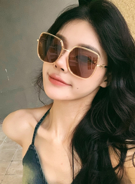 高级感茶色个性姐感偏光太阳镜