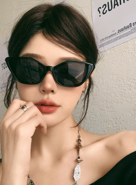 gm欧美大牌三角猫眼墨镜