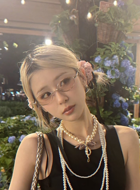 桔里折叠镶钻开车防晒墨镜女