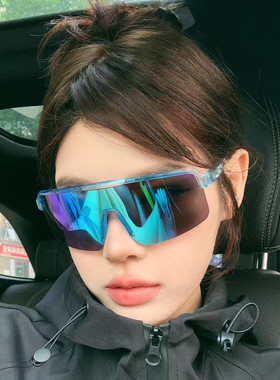 千禧风未来感骑行变色遮阳墨镜