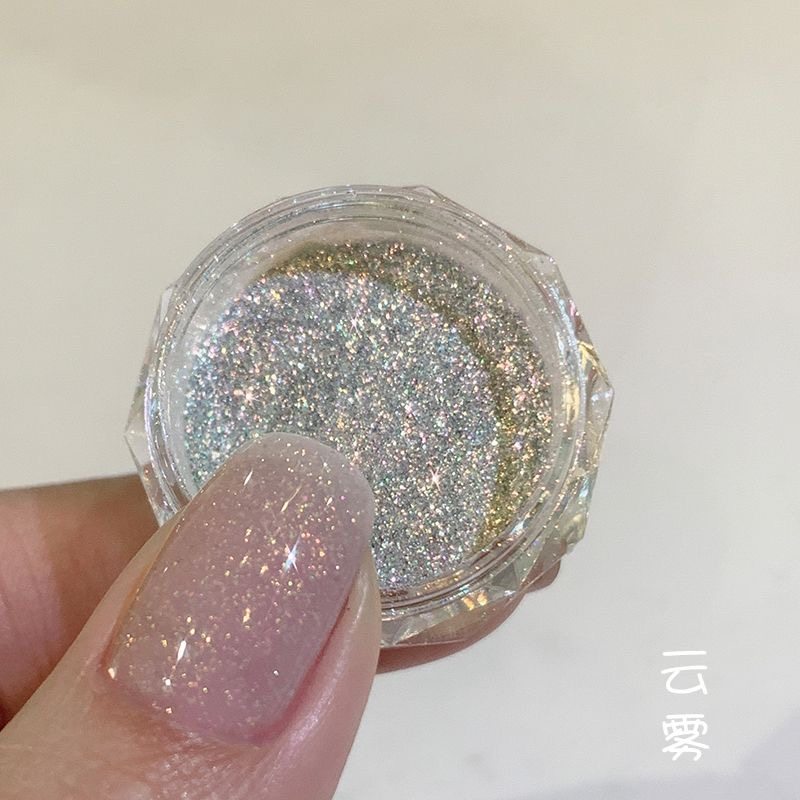闪粉亮片美甲碎钻diy渐变镭射欧泊超薄偏光云锦粉幻彩夜光雪绒粉,淘宝优惠券,粉丝福利购,淘宝优惠卷
