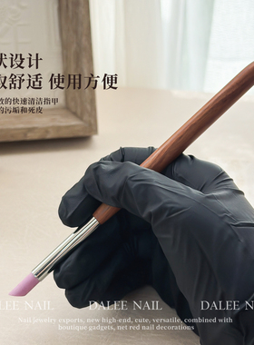 檀木笔杆石英美甲打磨棒