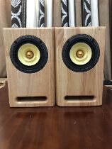 3 Inch 4 Inch Full Frequency Horn Oak Wood Solid Wood Simple Labyrinth Diy Bookshelf Desktop Passive Fever Speaker Empty Box