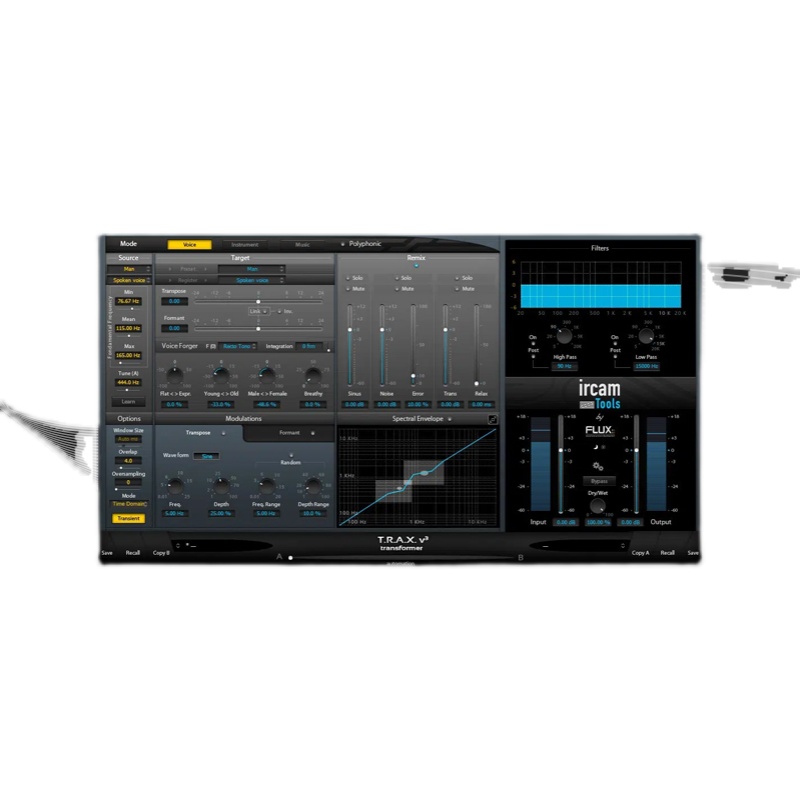 Flux Ircam Trax v3 嗓音与变声工具插件正版效果器后期制作混音 - 图0