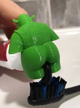 跨境新款 Toothpaste Cap 儿童塑料创意搞怪牙膏盖可爱猩猩牙膏套