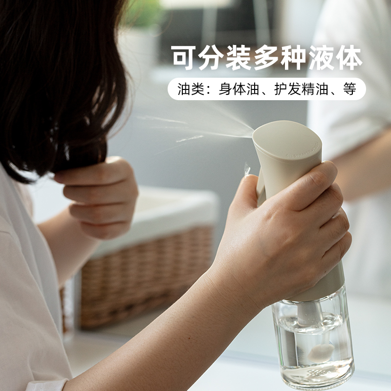 zuutii喷雾瓶大容量高压超细酒精消毒水分装空瓶美发雾化按压喷壶 - 图1