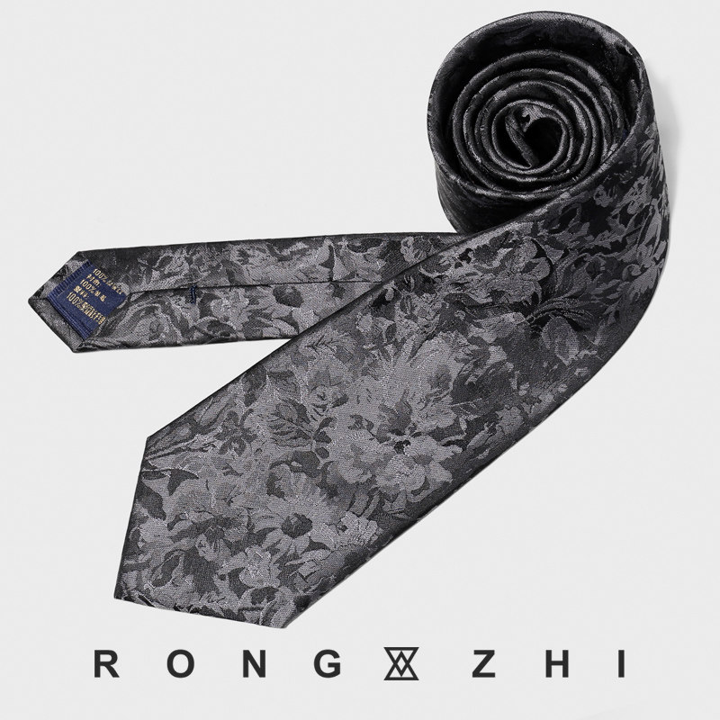桑蚕丝手工复古羊毛衬真丝领带男高级感浅灰国风提花商务新郎结婚,淘宝优惠券,粉丝福利购,淘宝优惠卷