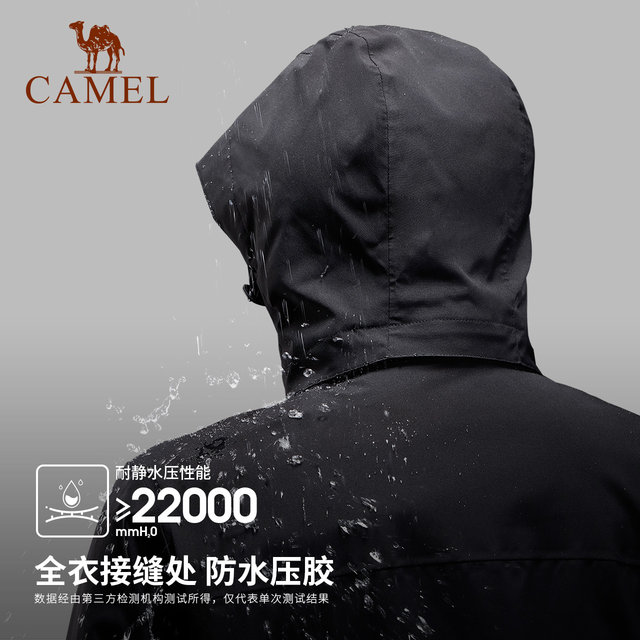 ເສື້ອກັນໜາວ Camel 3-in-1 ທີ່ສາມາດຖອດອອກໄດ້