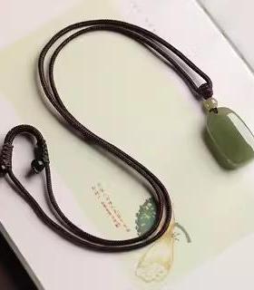 2026天然和田玉平安无事牌吊坠男女儿童项链挂坠玉佩玉坠平安好运