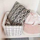 Большая игрушка, коробка для хранения, ящик для хранения, корзина для хранения, водонепроницаемая складная ткань, из хлопка и льна