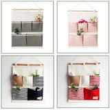 Ткань подвесная сумка для хранения общежития шкаф шкаф на стену подвесная сумка простая многослойная сумка для хранения домашняя стена висящая мешок мусора
