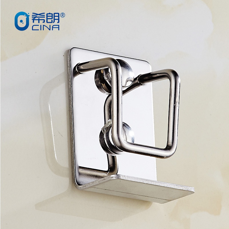 推荐Nail-free washbasin adhesive hook 304 stainless steel cr - 图2