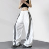 Mi slightly plus size fat mm summer casual slimming wide leg pants