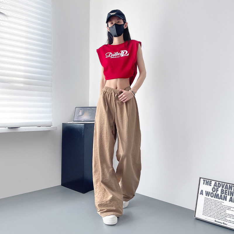 大码阔腿裤女夏季梨形身材胖mm慵懒松弛感休闲裤宽松显瘦山本裤子,淘宝优惠券,粉丝福利购,淘宝优惠卷