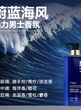 新疆包邮男士专用香水洗发沐浴露