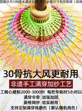 古风油纸老式雨伞防雨遮阳中国风