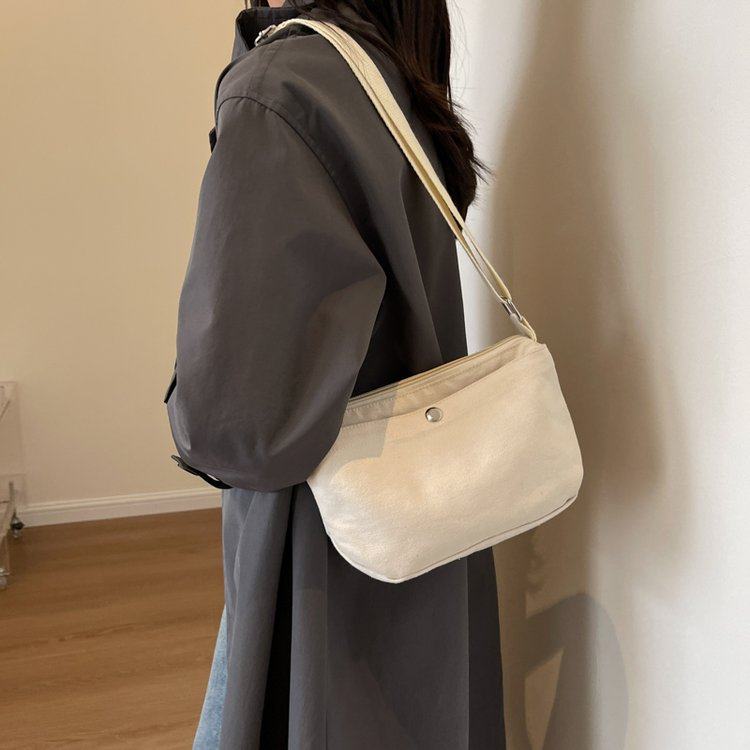 2025春夏新款森系百搭斜挎包ins纯色学生帆布手机包洋气小包包女,淘宝优惠券,粉丝福利购,淘宝优惠卷