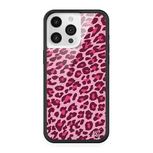 wf手机壳棕色豹纹适用iPhone15/14/13ProMax苹果16Pro手机壳欧美时尚性感纹路WF12个性艺术创意防摔保护套17 - 图1