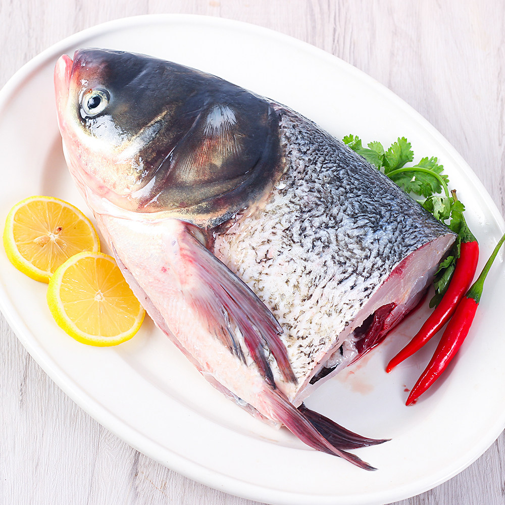 三去查干湖冬捕胖头鱼 去鳞去鳃去内脏 净重5斤淡水鱼礼盒装,淘宝优惠券,粉丝福利购,淘宝优惠卷