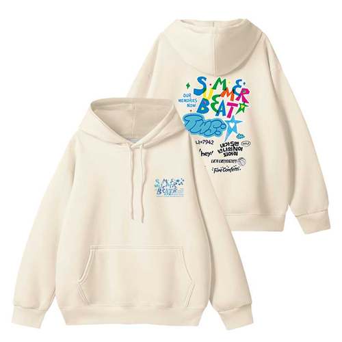 TWS2024SummerBeat周边同款卫衣打歌服加绒薄款秋冬季套头连帽衫 - 图2