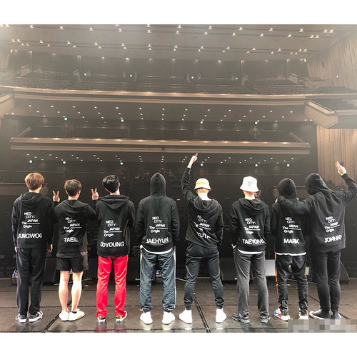 NCT127世巡演唱会周边同款卫衣印花拉链连帽开衫加绒薄打歌衣服 - 图3