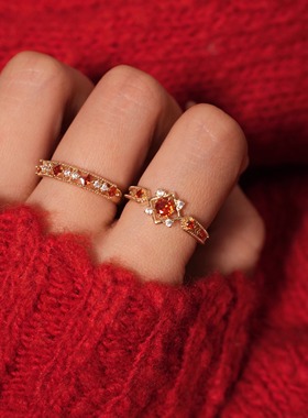 斯嘉丽舞会｜闪耀红宝石戒指