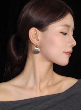 银杏浮光｜法式银杏叶流苏耳环
