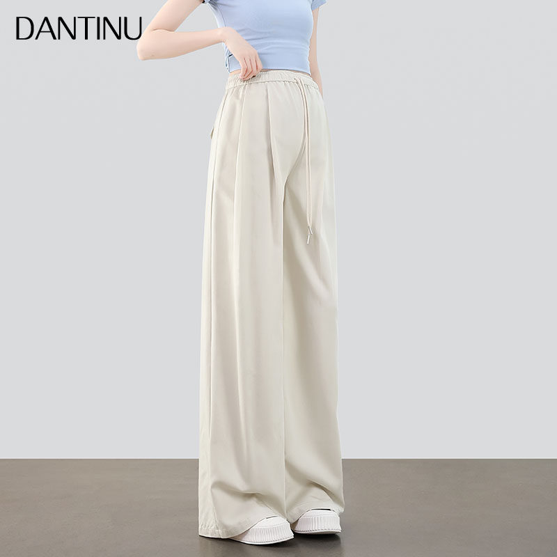 孕妇裤秋季外穿无托腹抽绳高个子直筒垂感休闲大码宽松阔腿裤春秋,淘宝优惠券,粉丝福利购,淘宝优惠卷
