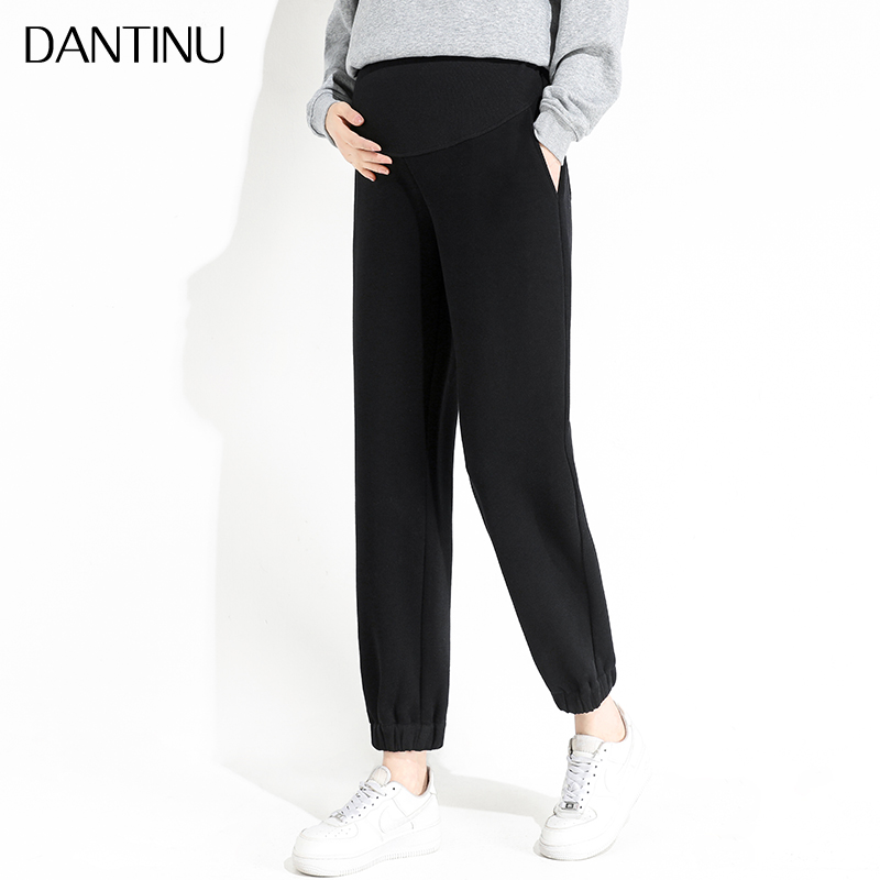 孕妇裤子秋季外穿运动裤薄款宽松大码小个子休闲束脚九分春秋长裤,淘宝优惠券,粉丝福利购,淘宝优惠卷