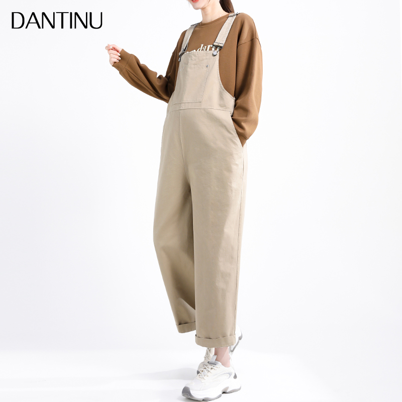 孕妇背带裤2026新款套装春秋外穿宽松休闲大码秋款两件套秋装裤子,淘宝优惠券,粉丝福利购,淘宝优惠卷