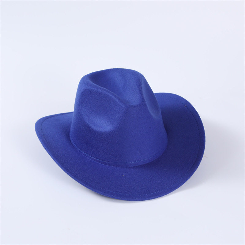 热销礼帽秋冬欧美纯色西部牛仔帽毛呢男女英伦爵士帽帽子,淘宝优惠券,粉丝福利购,淘宝优惠卷