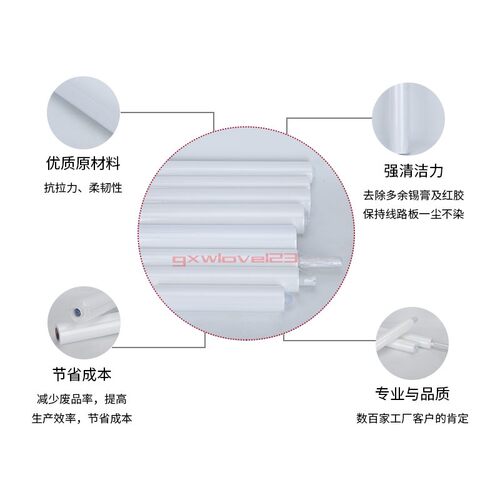 SMT自动印刷机擦试纸G5擦拭纸GKG全自动钢网擦拭纸锡膏清洗除尘纸 - 图1
