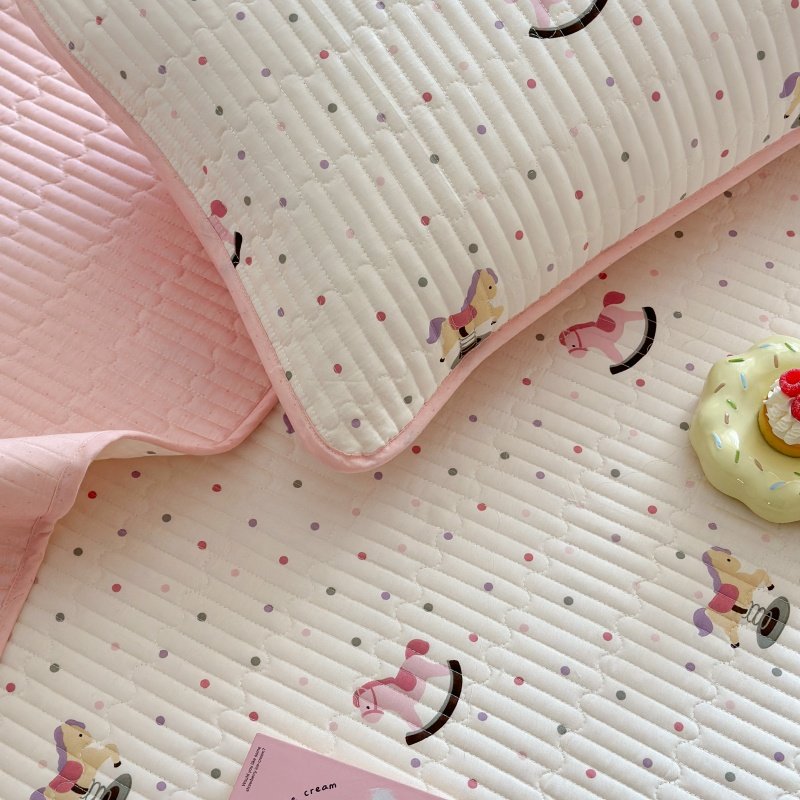 春季新款全棉夹棉床盖三件套纯棉绗缝床单榻榻米炕盖防滑床盖,淘宝优惠券,粉丝福利购,淘宝优惠卷