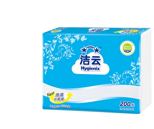 洁云 200 штук таблеточной бумаги, туалетная бумага, бумага, ножа, бумага, домашняя семейная доступная установка из 36 упаковок
