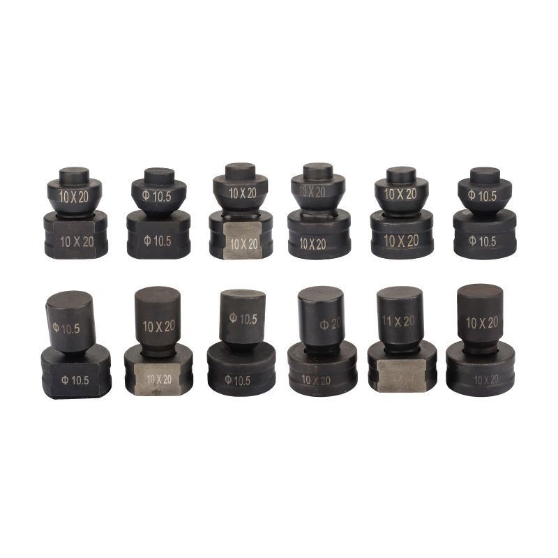 冲孔机模具电动ch60-70冲头铜排角钢角铁配件开孔打孔机磨具大全